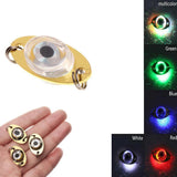 LED Mini Flash Fish Lure Light with Double Rings - Eye-Shape Deep Drop Underwater Attraction Lamp