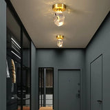Modern Crystal Chandelier Indoor Crystal Ceiling Light Fixtures With Clear Solid Crystal For Living Room Hallway Kitchen Lamp