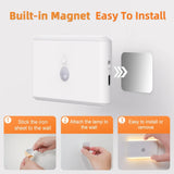 Wireless LED Motion Sensor Night Light - 3-Mode Dimmable Battery Powered Lamp