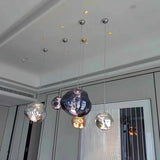 E27 Simple Pendant Lamp Indoor Restaurant Living Room Bedside Loft Chandelier Decoration Acrylic Atmosphere Light Fixture