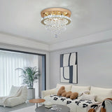 Luxury Crystal Chandelier Lustre Design Gold Modern Led Ceiling Light  Living Room Bedroom Hanging Lamp Lighting