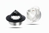 4pcs Mini LED Crystal Spotlights - Diamond Shape 3W Cabinet & Jewelry Light