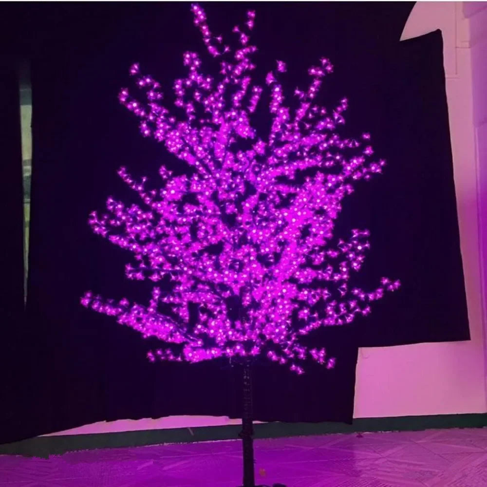 New 6.5ft Height Led Artificial Cherry Blossom Tree Light, Christmas Light, Outdoor Use, 110 V, 220v