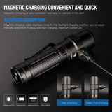 MC5 3300-Lumen EDC Flashlight - Magnetic Rechargeable IP68 Waterproof LED Torch