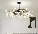 23 Inch ceiling fan fans with lights remote control Reversible ventilator lamp bedroom decor Silent Motor glowworm firefly