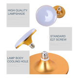 E27 220V LED Bulb Factory Office Indoor Lighting Bulb UFO Lamps 12W Energy Saving LED Bulb For Home Living Room House