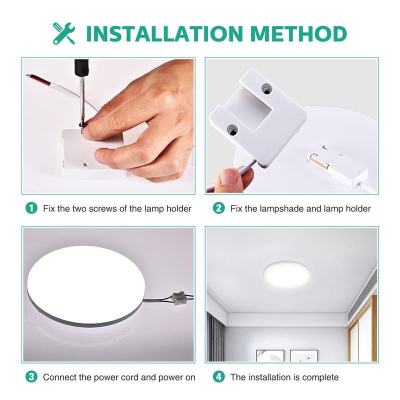 12/18/24/36/50W Led Ceiling Lamp Modern Ceiling Led Ceiling Lamps Round Living Room Bedroom Indoor Kitchen Lighting Lamp