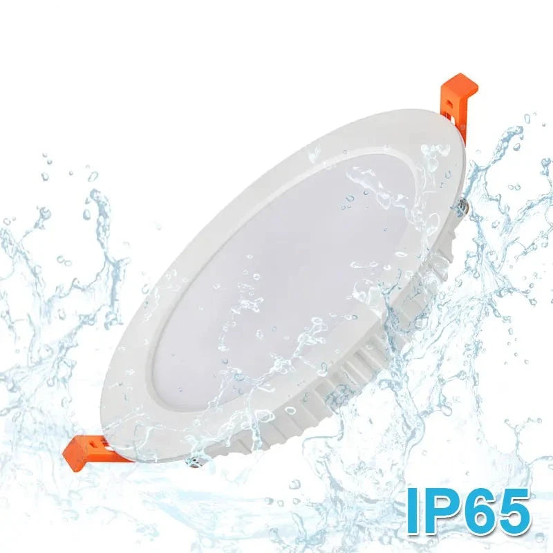 LED Waterproof Downlight Dimmable IP65 Kitchen 220V 12V 7W 9W 12W 15W Bathroom Toilet Eaves White Ceiling Lamp Spot Light