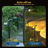 Solar Pathway Spotlight LED - Warm White Waterproof Landscape Lighting