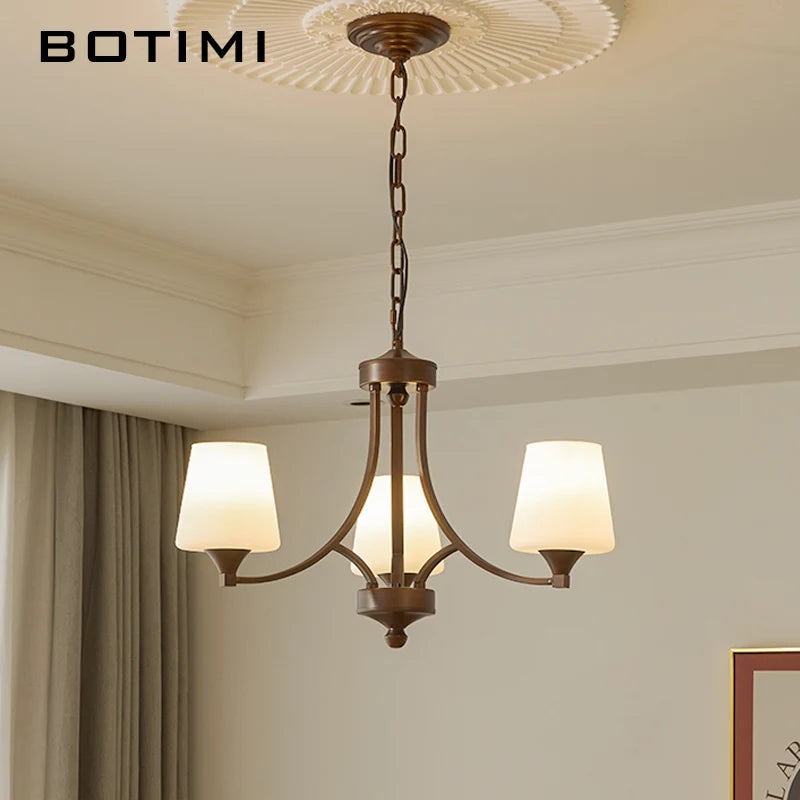 2026 New Arrival Chandelier - Elegant White Glass LED Hanging Light