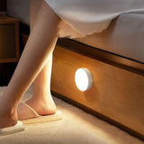 Motion Sensor Light Bedroom Night Light Room Decor USB LED Lamp Rechargeable Home Decoration Lights For Stairs Hallway Closet