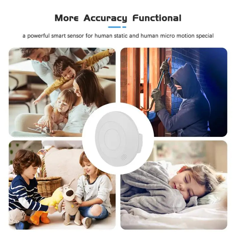 3.0 WIFI Mm Wave Human Presence Detector 5.8 / 24G Smart Micro Motion Sensing Security Radar Tuya / eWelink PIR Motion Sensor