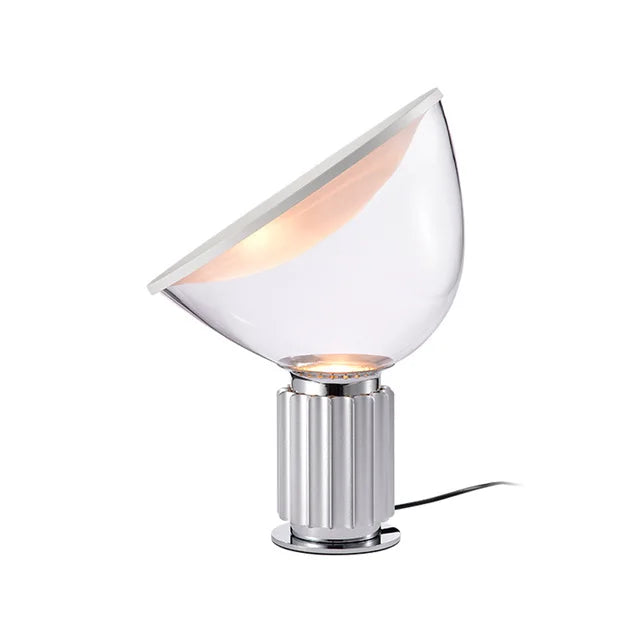 Italy floss Radar table lamp Aluminum Glass Shade LED Desk Light For bedroom bedside Study living room High-end decors lighting