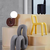 Nordic Postmodern Model Desk Lamp Hotel Children's Room Bedroom Living Room Minimalist Creative Glass Lamp Study Decoration Lamp