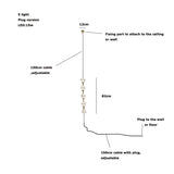 2026 Trendy Pearl Necklace Design LED Dimmable Chandelier Balls Staircase 6 m Long Suspension Luminaire Lampen For Living Room