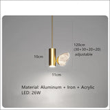 Nordic Luxury Butterfly LED Lights High Quality Bedside Lamp for Bedroom Restaurant Living Room Decoration Acrylic Chandelier