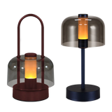 Modern Retro Nordic Desk Lamp Rechargeable Indoor Table Lamp Camping Lamp Night Light for Bedroom Campe Reading Home Decoration