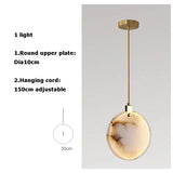 Nordic LED Marble Ceiling Chandelier Ceiling Lamps Pendant Lights for Attic Lobby Lighting Living Room Staircase  Home Decor