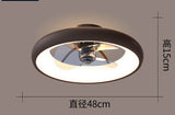 Nordic White Black Gold Ceiling Fan Light DC Motor Remote Control Reversible Bedroom Dining Room Ceiling Fan Light Living Room