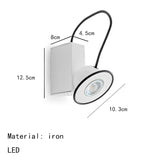  LED Wall Light Black Red Green White Body Lamp Magnetic Attraction For Bedroom Parlor Office Studio Stairs