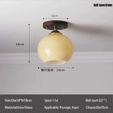Home Lighting Walnut Copper LED Ceiling Light Corridor Living Room Light Interior Decoration Modern Ceiling Light Fixtures