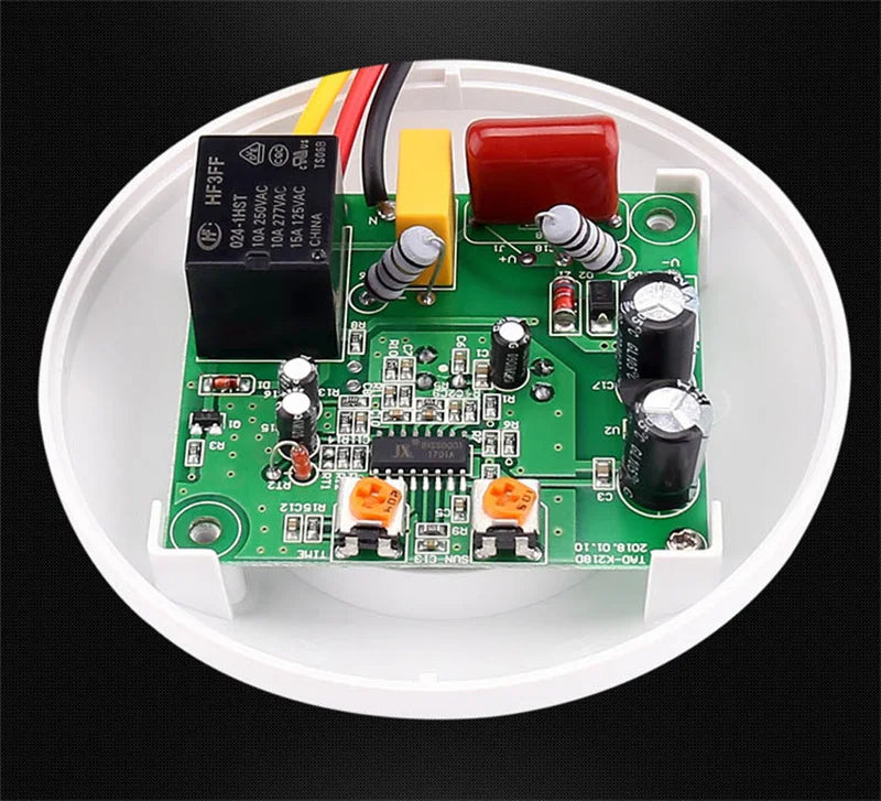 AC 220V 50Hz PIR Infrared Motion Automatic Sensor Detector Smart IR Light Switch Human Body Induction Indoor Outdoor Lamp