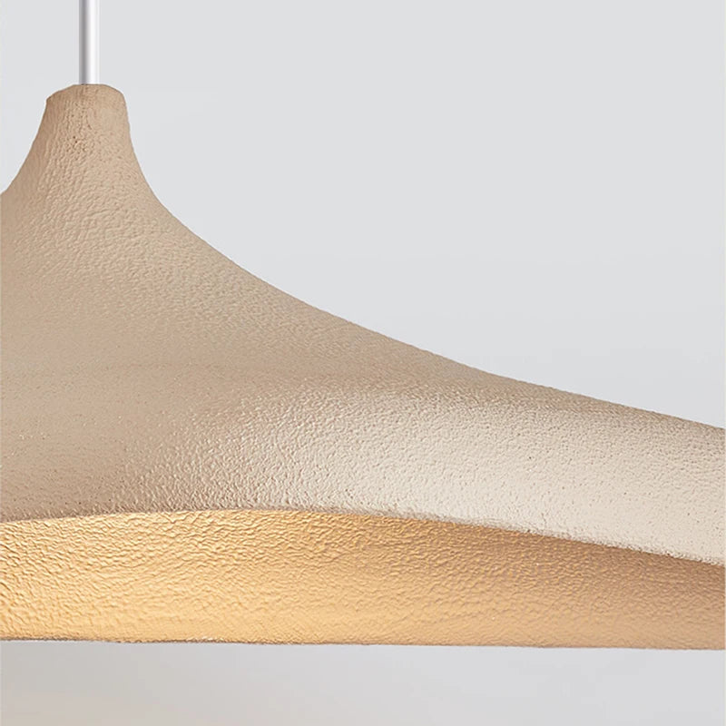 Japanese Wabi-Sabi LED Pendant Light - Organic E27 Ceiling Chandelier