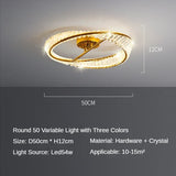 Italian Luxury Crystal Ceiling Lamp - Modern Postmodern Chandelier for Living Room