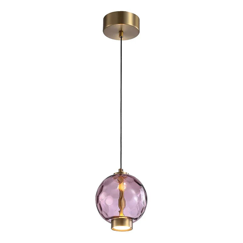 Italian Gusto Creative Glass LED Pendant Lamp - Modern Designer Chandelier Hanging Light for Kitchen Island, Dining Table & Bedroom