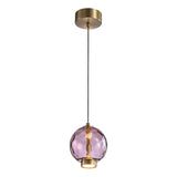Italian Gusto Creative Glass LED Pendant Lamp - Modern Designer Chandelier Hanging Light for Kitchen Island, Dining Table & Bedroom