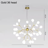 Modern Nordic Firefly Led Ceiling Chandelier Pendant Lamp G4 Led Lights Home Baby Room Bedroom Living Room Decoration Lustre