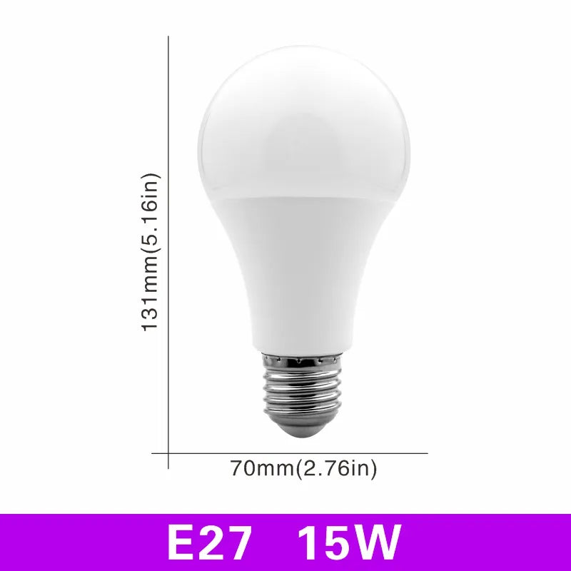 E27 E14 LED Bulb 20W 18W 15W 12W 9W 6W 3W Lampada LED Light AC 220V-240V Bombilla Spotlight Lighting Cold/Warm White Lamp