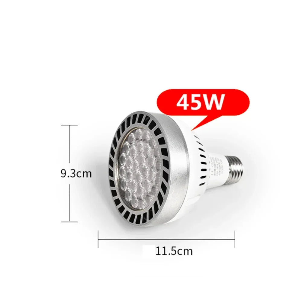 PAR30 Lamp 35W 45W Track Light Flood Lights Bulb E27 LED Warm Cold Neutral White Spot Lamps for Kitchen Clothes Shop Lamps 220V