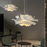 Nordic Lamps Modern Acrylic Flower Chandelier Multi-layer LED Pendant Lamp Dining Room Bedroom Creative Indoor Lighting Fixture