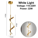 Modern LED Chandelier Light Nordic Living Room Bedroom Bedside Ceiling Lamp 220V 22W Aisle Corridor Lighting Decoration Bulbs