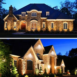Low Voltage Landscape Lights LED Landscape Lighting, 5W 12V Flags Outdoor Landscape Spotlights with Stakes