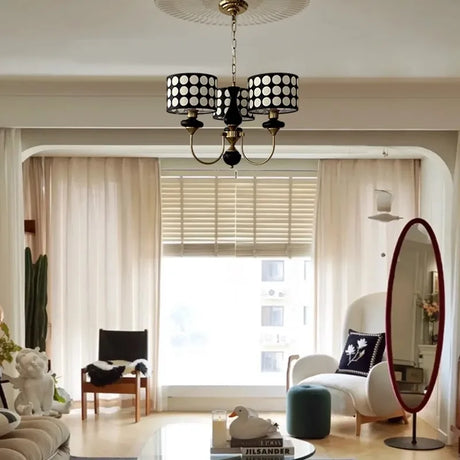 Copper Chandeliers Lamp Lusters Modern For Dining Living Room Hotel Indoor Light Decoration Wrought Iron Chandeliers Lighting