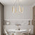 Nordic Gold Postmodern Minimalist  Led Ceiling Chandelier For Living Room Bedroom Restaurant Indoor Lighting Pendant Lamp