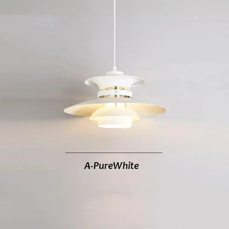 Iron Pendant Light E27 LED Chandelier Nordic Colorful Umbrella Lamp Dinning Table Ceiling Decors Kitchen Droplight