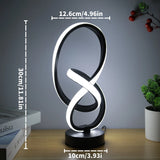 Simple & Creative LED Desk Lamp - USB Powered Three-Color Adjustable Brightness Light