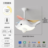 Children's Room Ceiling Led Light Creative Cartoon Airplane Chandelier Personality Boys and Girls Bedroom Lamp Fan Light Fixture