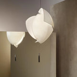 Japanese Wabi-sabi Style Modern Fabric Living Room Bedroom Chandelier Restaurant Art Shell Pendant Lights Home Decor Soft Light
