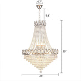 Modern LED Crystal Chandelier Light Lamp Lustre Chandeliers Lighting Hanging Pendant Ceiling Fixtures Luminaire For Living Room