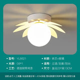 French Cream Flower Bedroom Bedside Wall Lamp Warm Rural Decorative Lights for Living Room Background Aisle Stairway Sconces