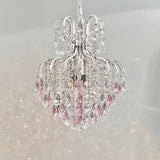 Modern Luxury Colorful Crystal Bedside Led Pendant Lights Home Decor Bedroom E14 Suspend Lamp Bar Hanging Lamp Led Luminarias
