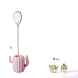 Student lamp Cactus pen holder desk lamp reading eye protection storage table lamp LED charging table lamp gift