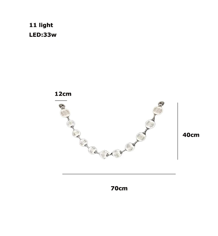 2026 Trendy Pearl Necklace Design LED Dimmable Chandelier Balls Staircase 6 m Long Suspension Luminaire Lampen For Living Room