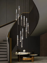 Modern Crystal Pendant Lamp - Luxury LED Hanging Light for Dining Room