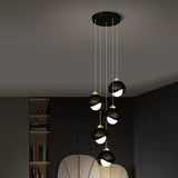 Bedroom Bedside Hanging Pendant Lamp Glass ball LED Chandelier Lighting Ceiling Modern Interior Home Decor Lights Dining Kitchen