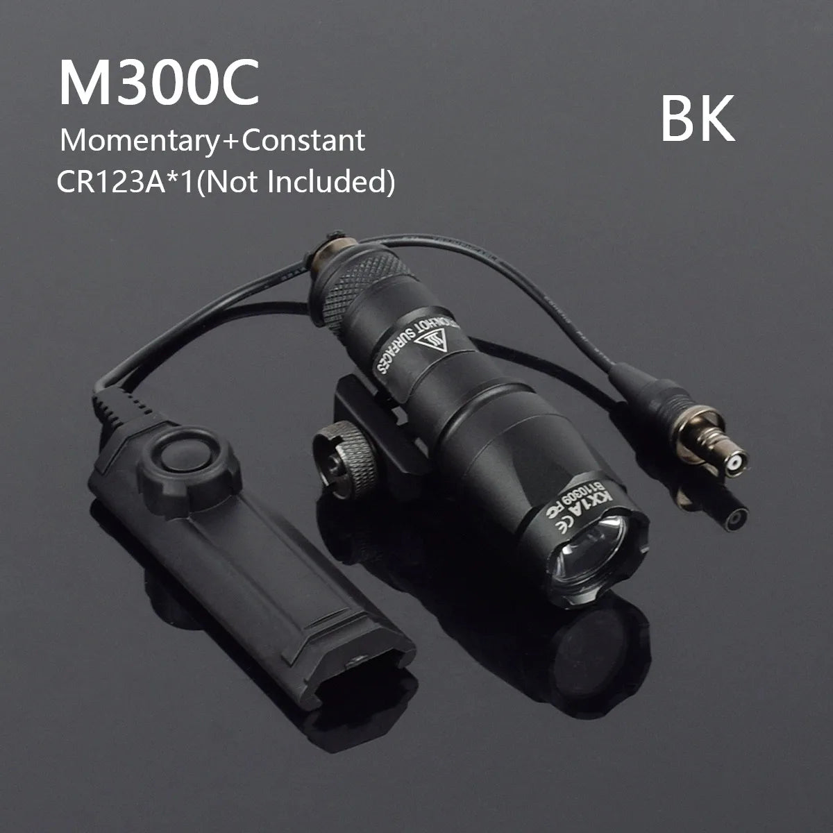 Tactical M600 / M300 LED Scout Light with Dual Pressure Switch for 20mm Rail